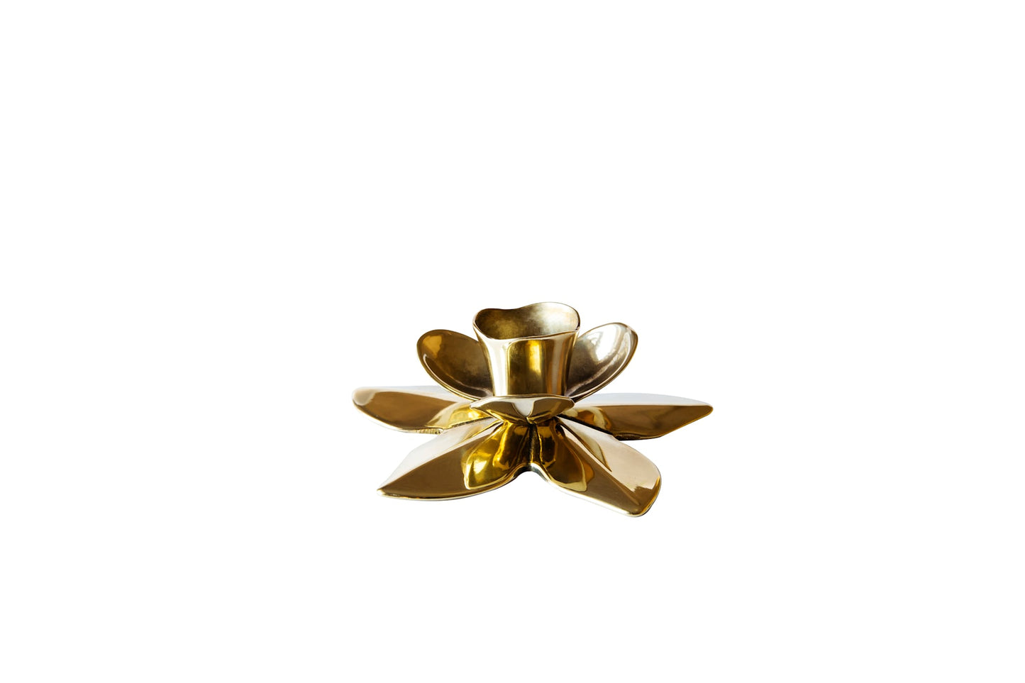 Italian "Flower" Art Deco Candlestick (2.3 cm candle) -