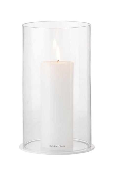 Hurricane Base + Glass Ø=125 - White #01