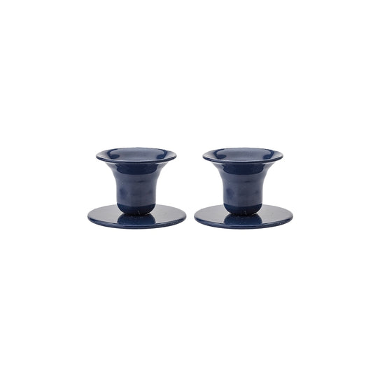 The Bell Candlestick (2,3 cm Kerze) – 2er-Pack – Schwarz