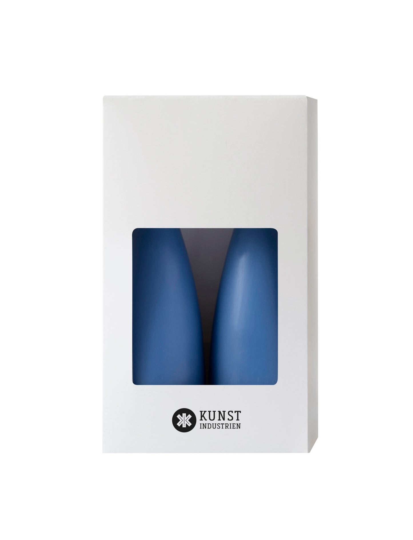 Farbige kegelförmige Kerzen – ø-6,5 cm, Länge 20 cm – 2er-Pack – Lavendel Nr. 29