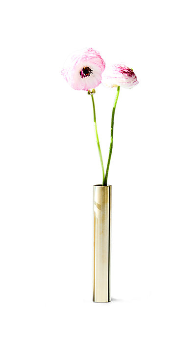 Slim Vase 17 cm - Brass