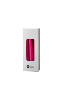 Small coloured candle, Ø=1.3 cm, giftbox w. 12 pcs. - Cerise #19