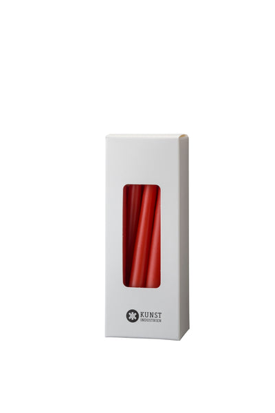 Kleine farbige Kerze, Ø=1,3 cm, Geschenkbox m. 12 Stk. - Rost Nr. 47