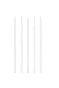 Italian Church Candles, Ø=0.9 cm, 26 pcs in giftbox, 1.5 hours - White