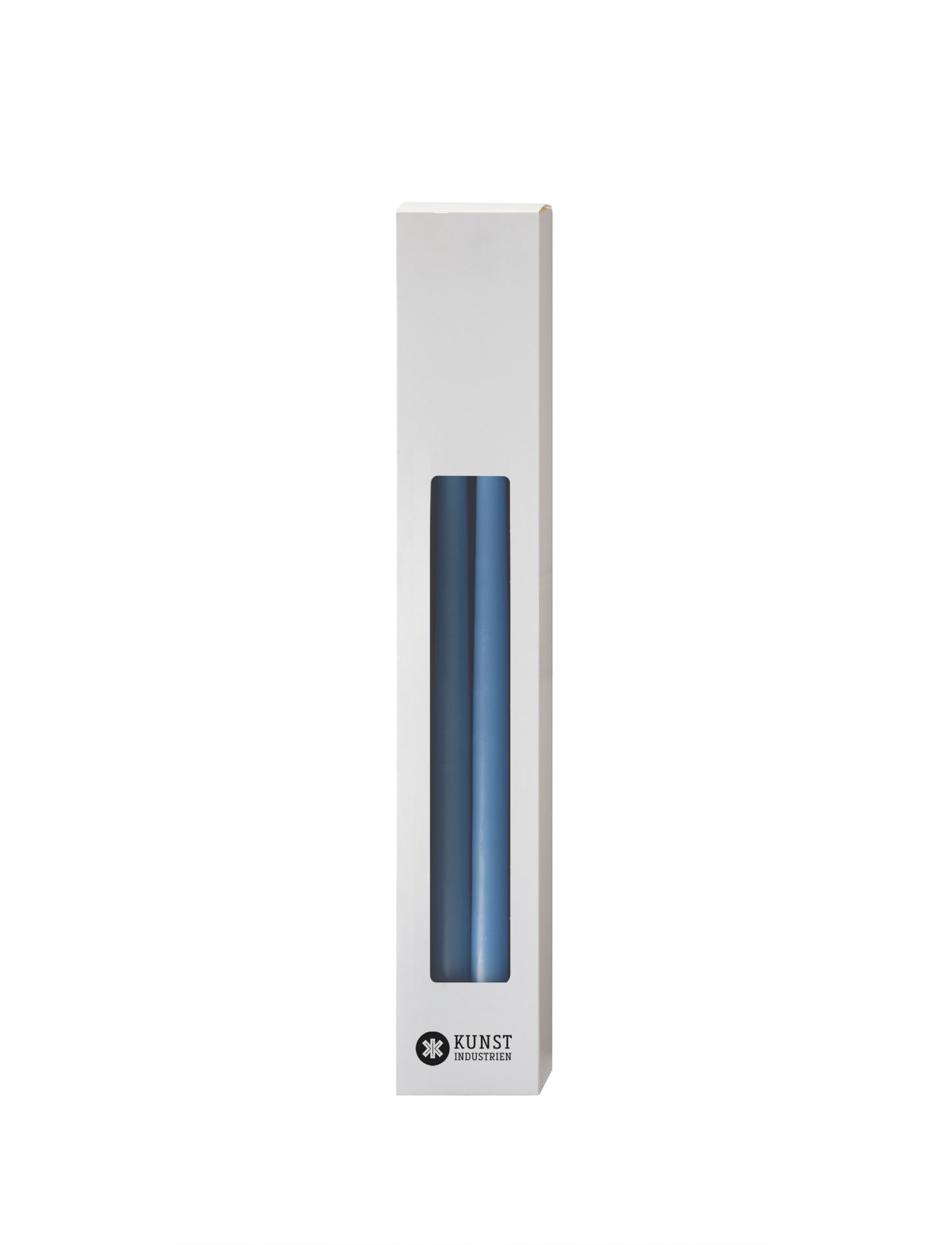 Slim coloured candle, Ø=1.3 cm H= 28 cm giftbox w. 12 pcs. - Lavender #29