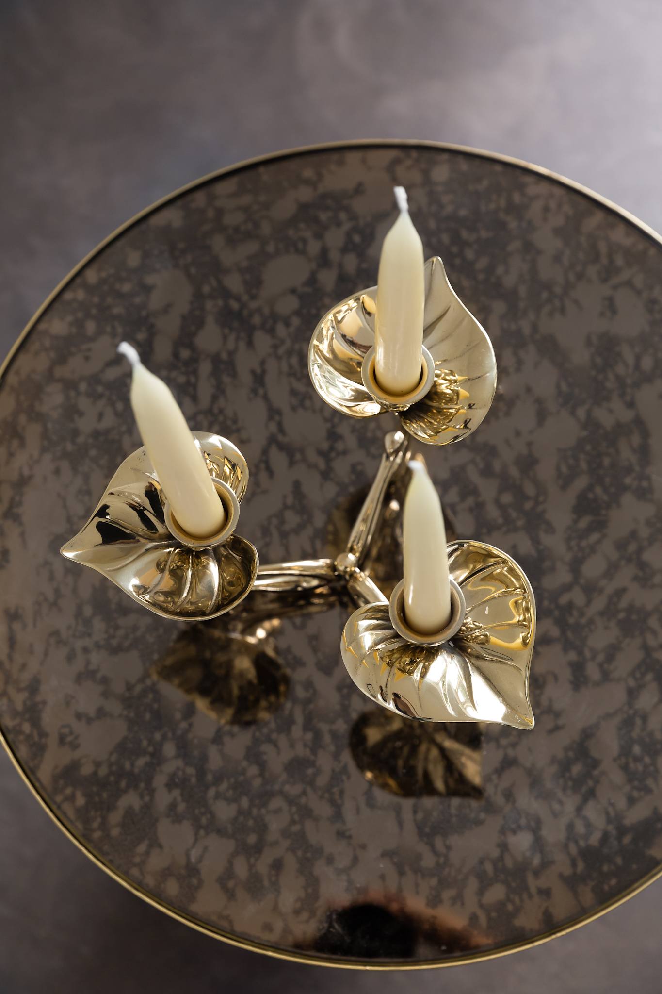 Italian Art Deco Candlestick (2.3 cm candle) -