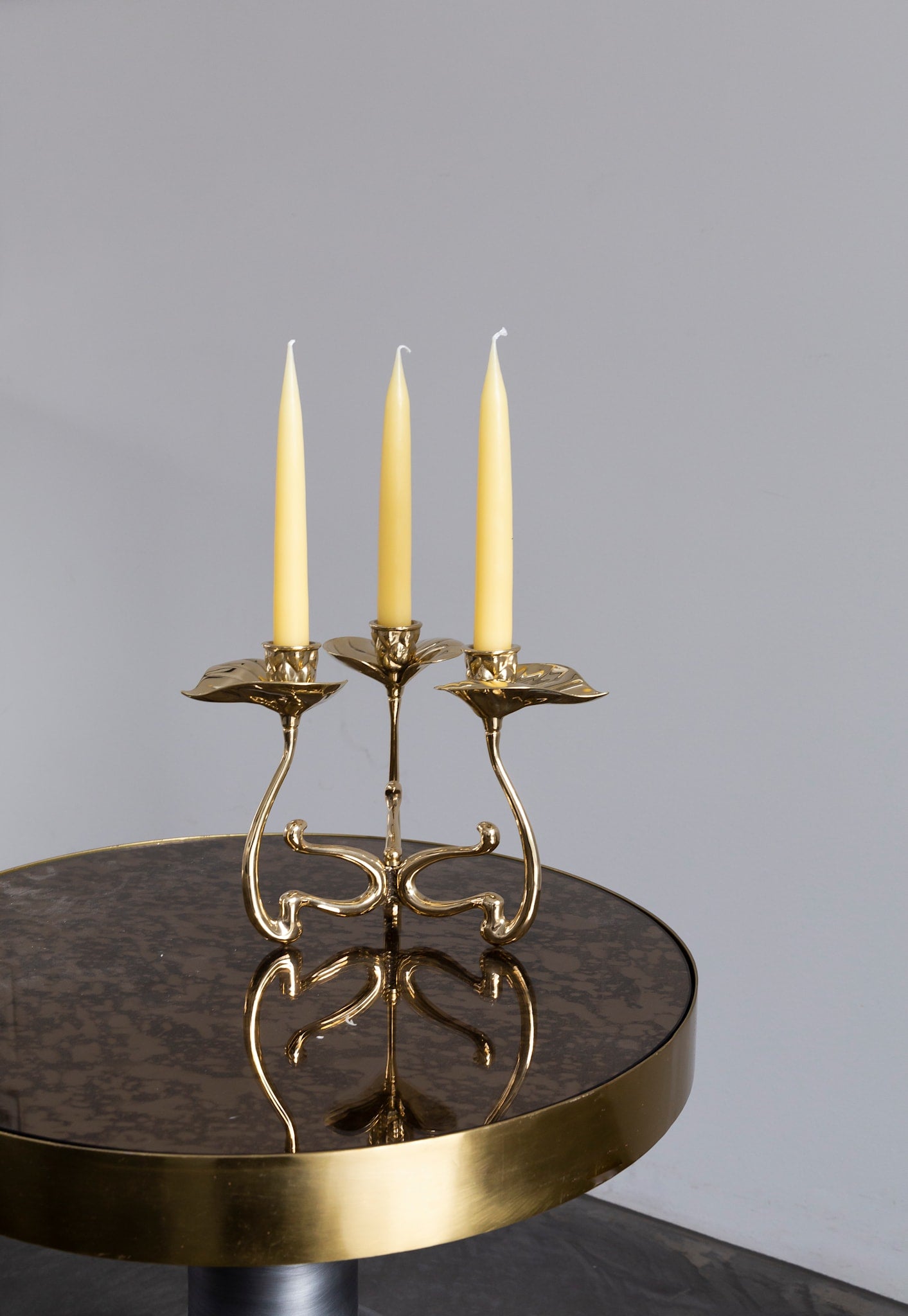 Italian Art Deco Candlestick (2.3 cm candle) -