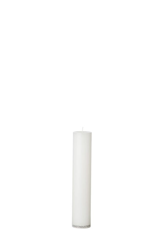 Wax Altar Candles. Ø=5 cm. H=25 cm. EN 15426 - White