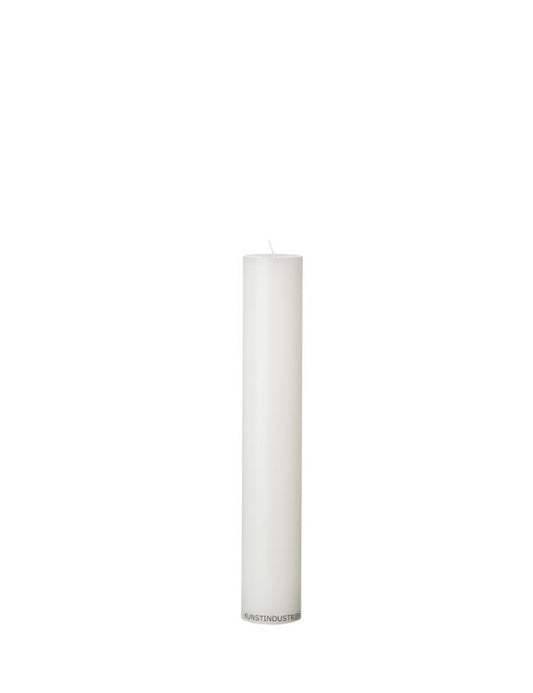 Wax Altar Candles. Ø=5 cm. H=30 cm. EN 15426 - White