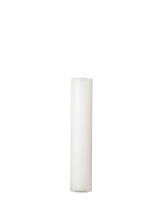 Wax Altar Candles. Ø=6 cm. H=30 cm. EN 15426 - White