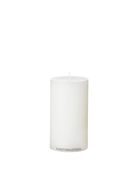 Wax Altar Candles. Ø=8.5 cm. H=15 cm. EN 15426 - White