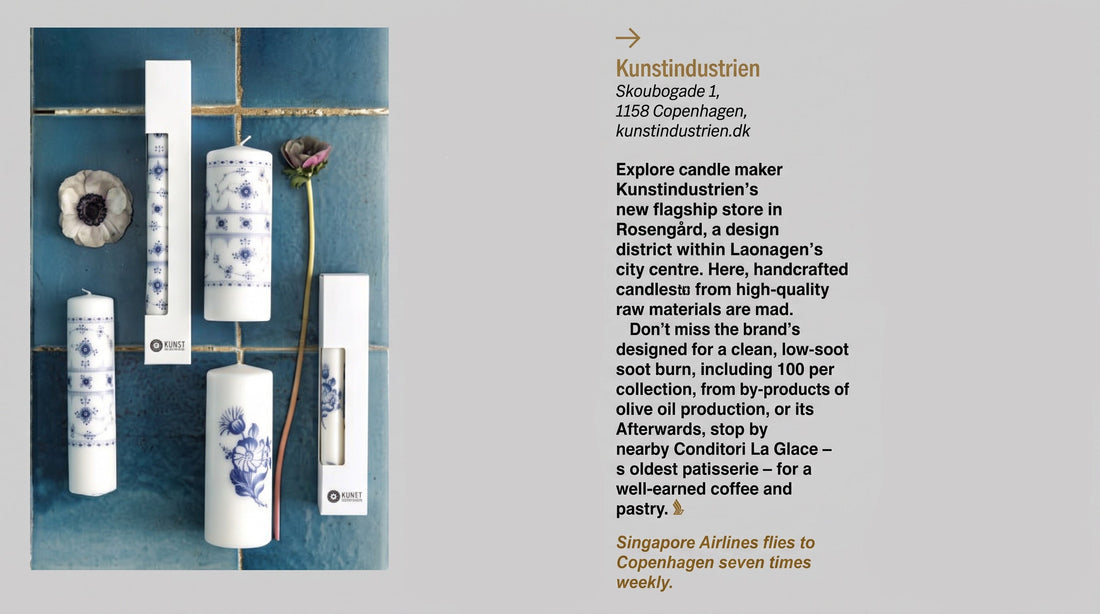 Kunstindustrien fremhævet i Singapore Airlines' magasin SilverKris!