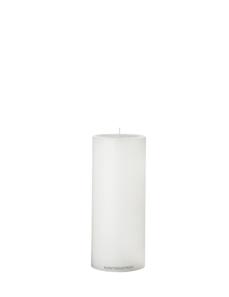Wax Altar Candles. Ø=10.5 cm. H=25 cm. EN 15426 - White