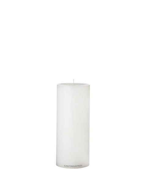 Wax Altar Candles. Ø=10.5 cm. H=25 cm. EN 15426 - White