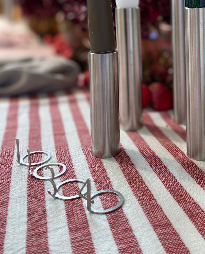 Advent Numbers - Stainless steel