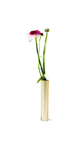 Slim Vase 14 cm - Brass