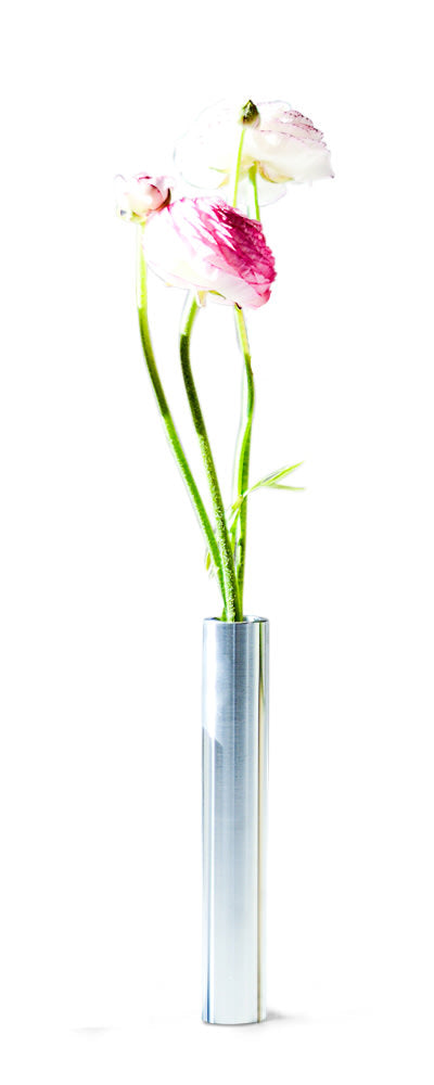 Slim Vase 17 cm - Stainless steel