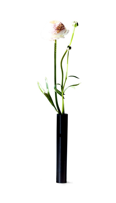 Slim Vase 17 cm - Black