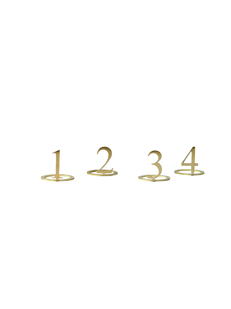 Advent Numbers - Brass