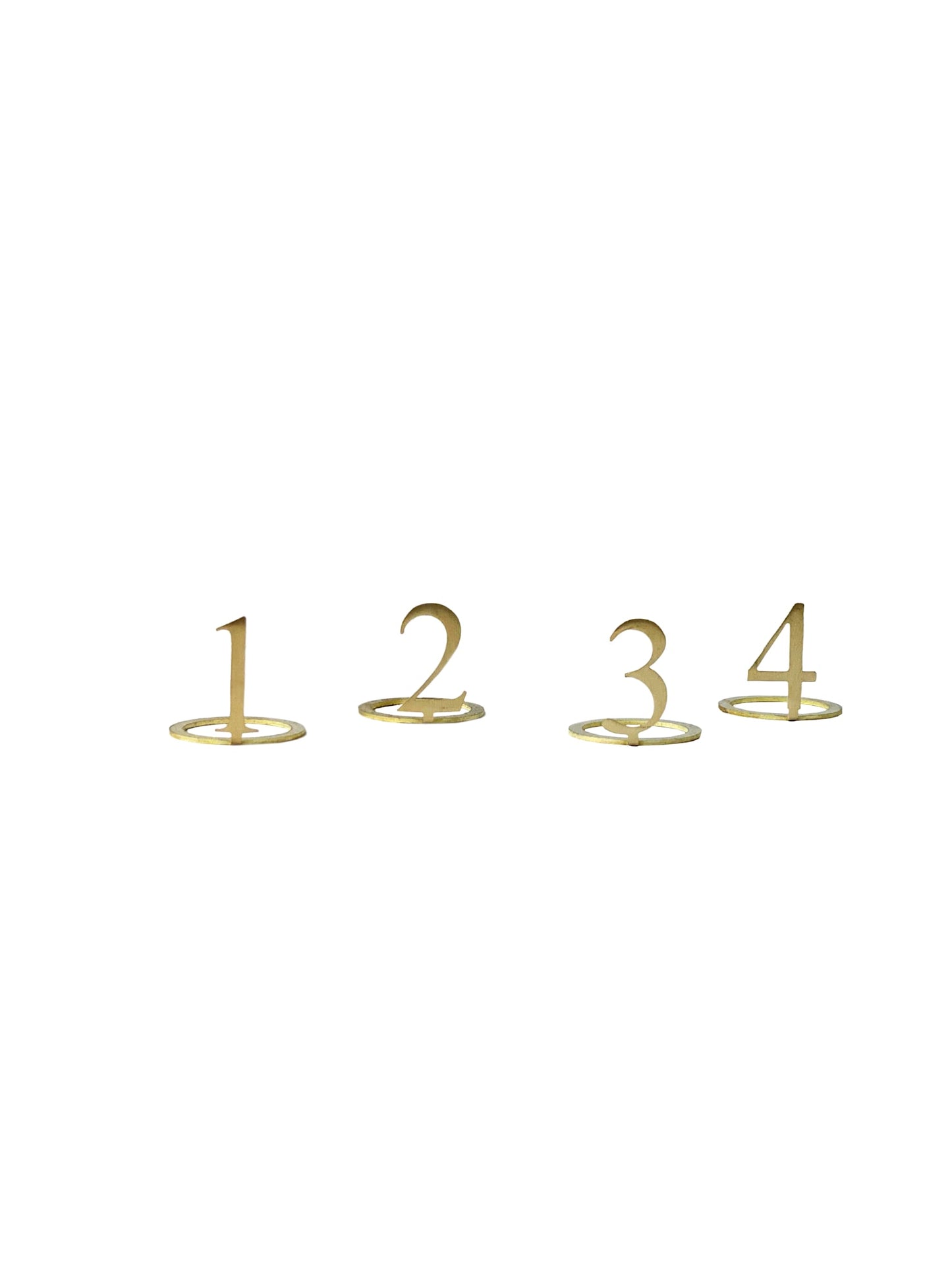 Advent Numbers - Brass