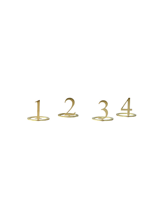 Advent Numbers - Brass