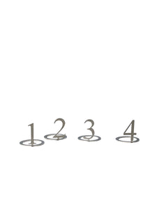 Advent Numbers - Stainless steel