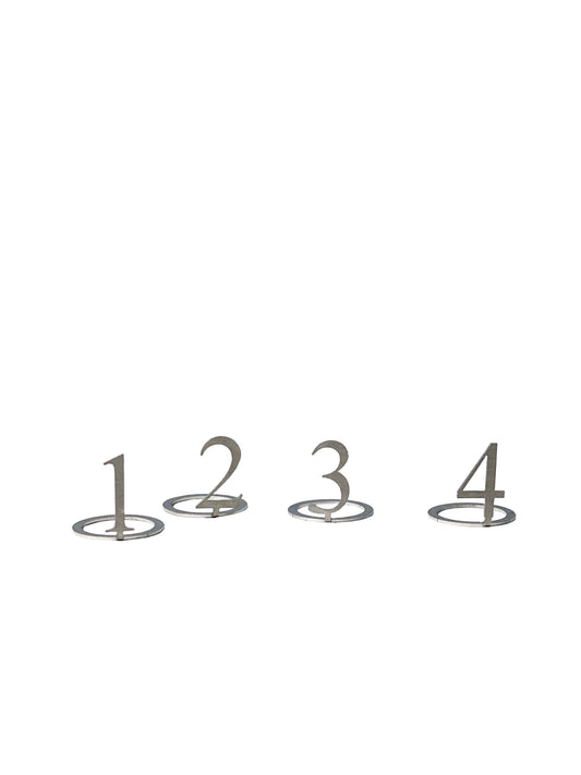 Advent Numbers - Stainless steel