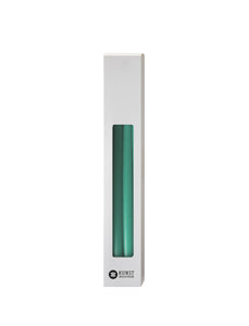 Slim colored candle, Ø=1.3 cm H= 28 cm gift box w. 12 pcs. - Turquoise #25