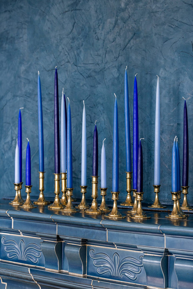 Italienischer ovaler Kerzenständer (2,2 cm Kerze) -