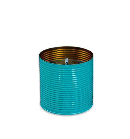 Outdoor-Kerze – Living by Heart – Petroleum/Wasserblau