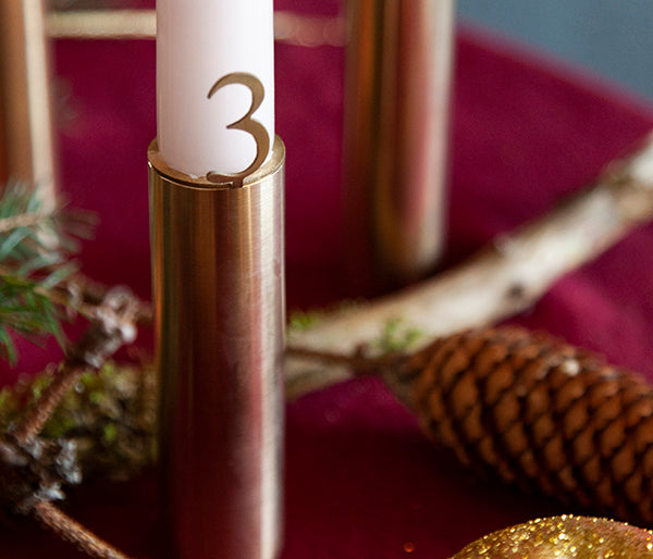 Advent Numbers - Brass