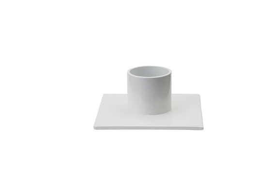 Das Quadrat (3 cm Kerze) – Weiß