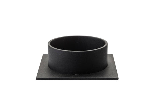 Das Quadrat (7 cm Kerze) – Schwarz