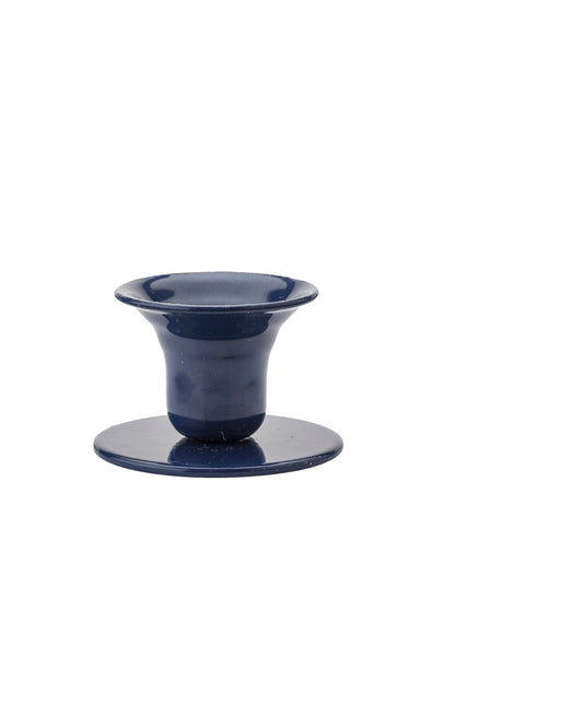 The Bell Candlestick (2.3 cm candle) - Dark Blue