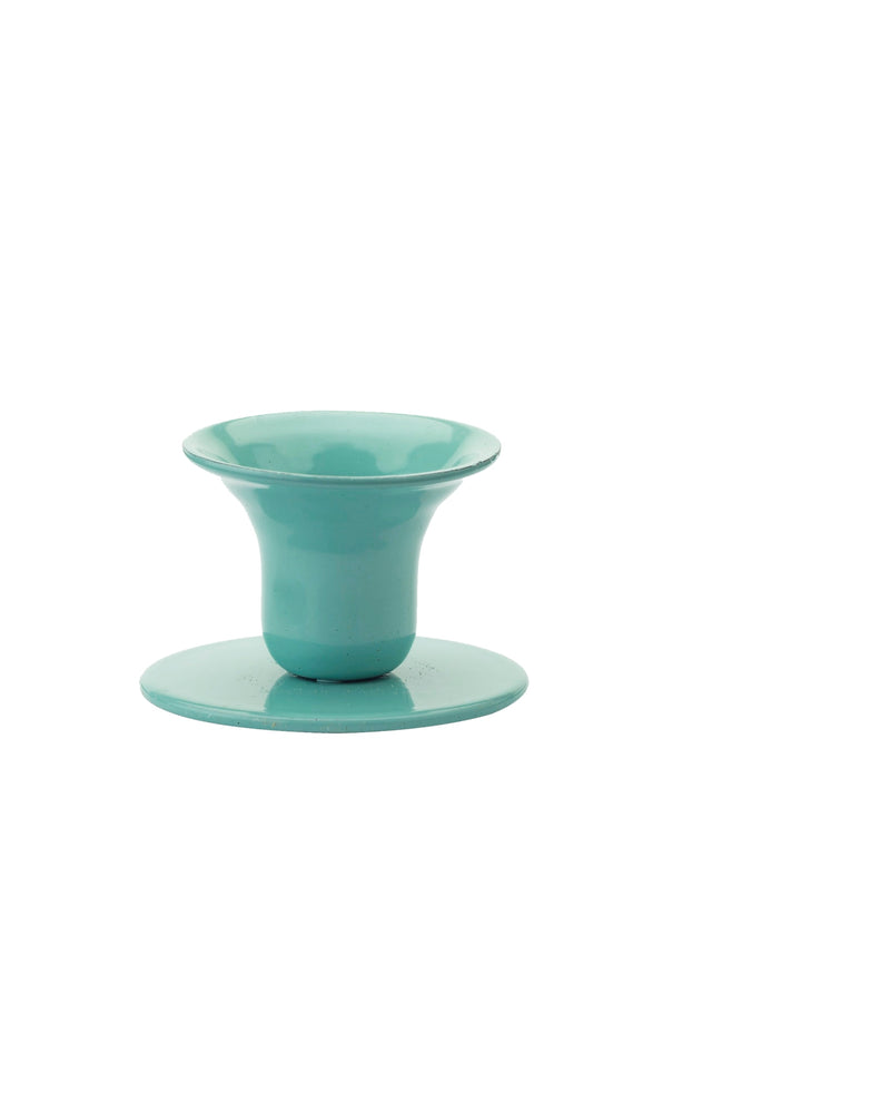 The Bell Candlestick (2,3 cm candle) - Turquoise