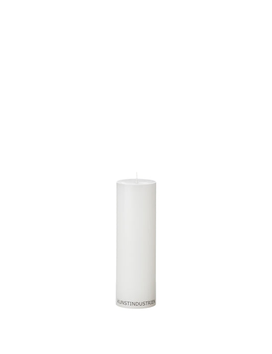 Wax Altar Candles. Ø=5 cm. H=15 cm. EN 15426 - White