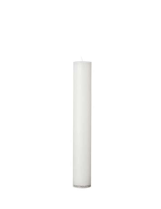 Altarkerzen aus Wachs. Ø=5 cm. H=35 cm. EN 15426 – Weiß