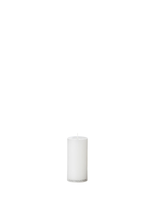 Wax Altar Candles. Ø=6 cm. H=12 cm. EN 15426 - White
