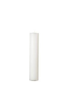 Altarkerzen aus Wachs. Ø=6 cm. H=30 cm. EN 15426 – Weiß