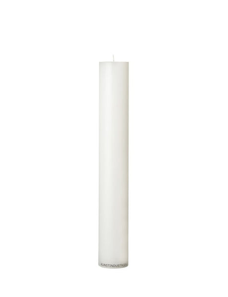 Altarkerzen aus Wachs. Ø=6cm. H=40 cm. EN 15426 – Weiß
