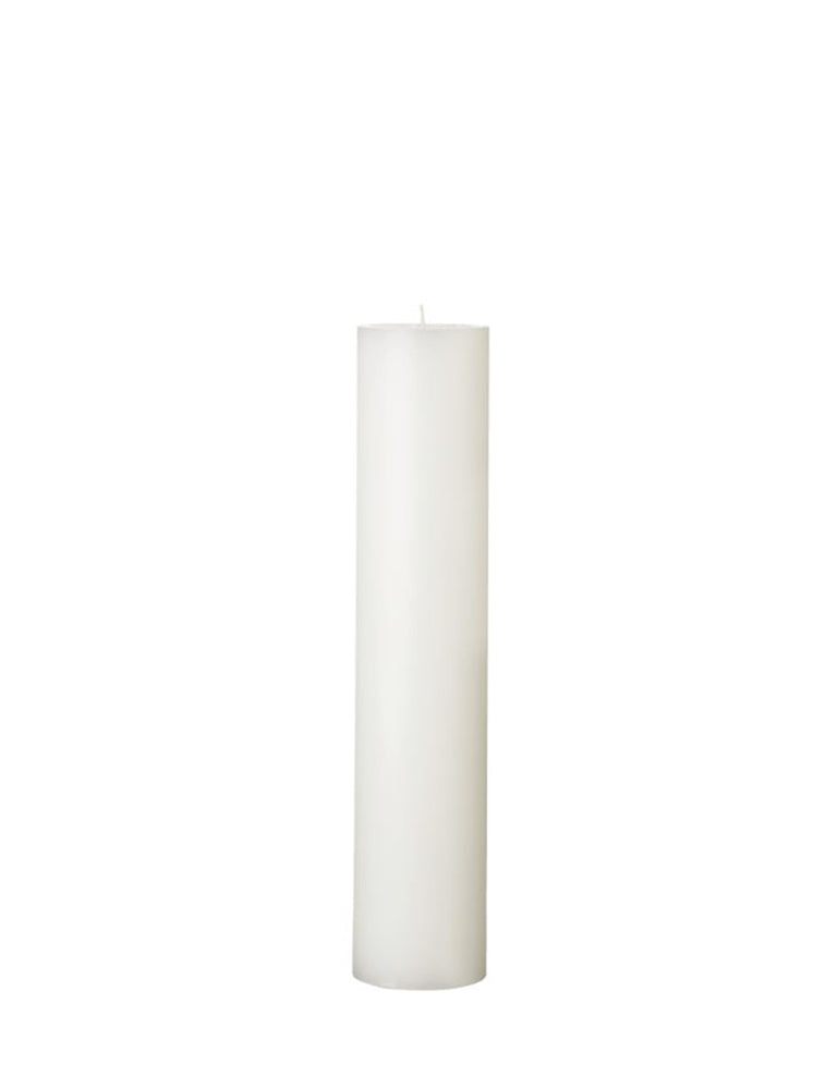 Wax Altar Candles. Ø=7 cm. H=34 cm. EN 15426 - White