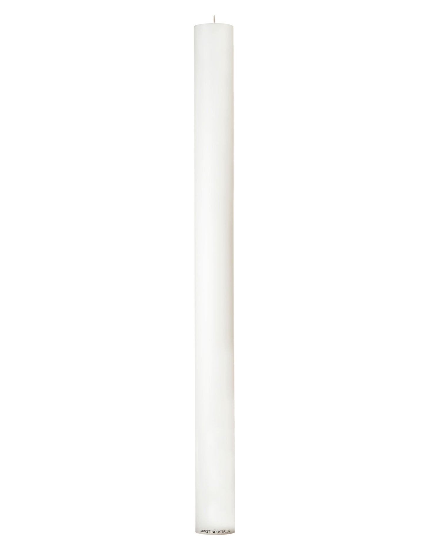 Wax Altar Candles. Ø=7 cm. H=90 cm. EN 15426 - White
