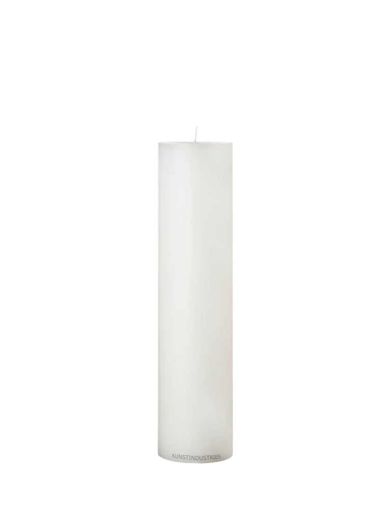 Wax Altar Candles. Ø=8.5 cm. H=35 cm. EN 15426 - White