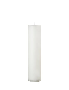 Wax Altar Candles. Ø=8.5 cm. H=35 cm. EN 15426 - White