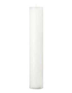 Wax Altar Candles. Ø=8.5 cm. H=50 cm. EN 15426 - White