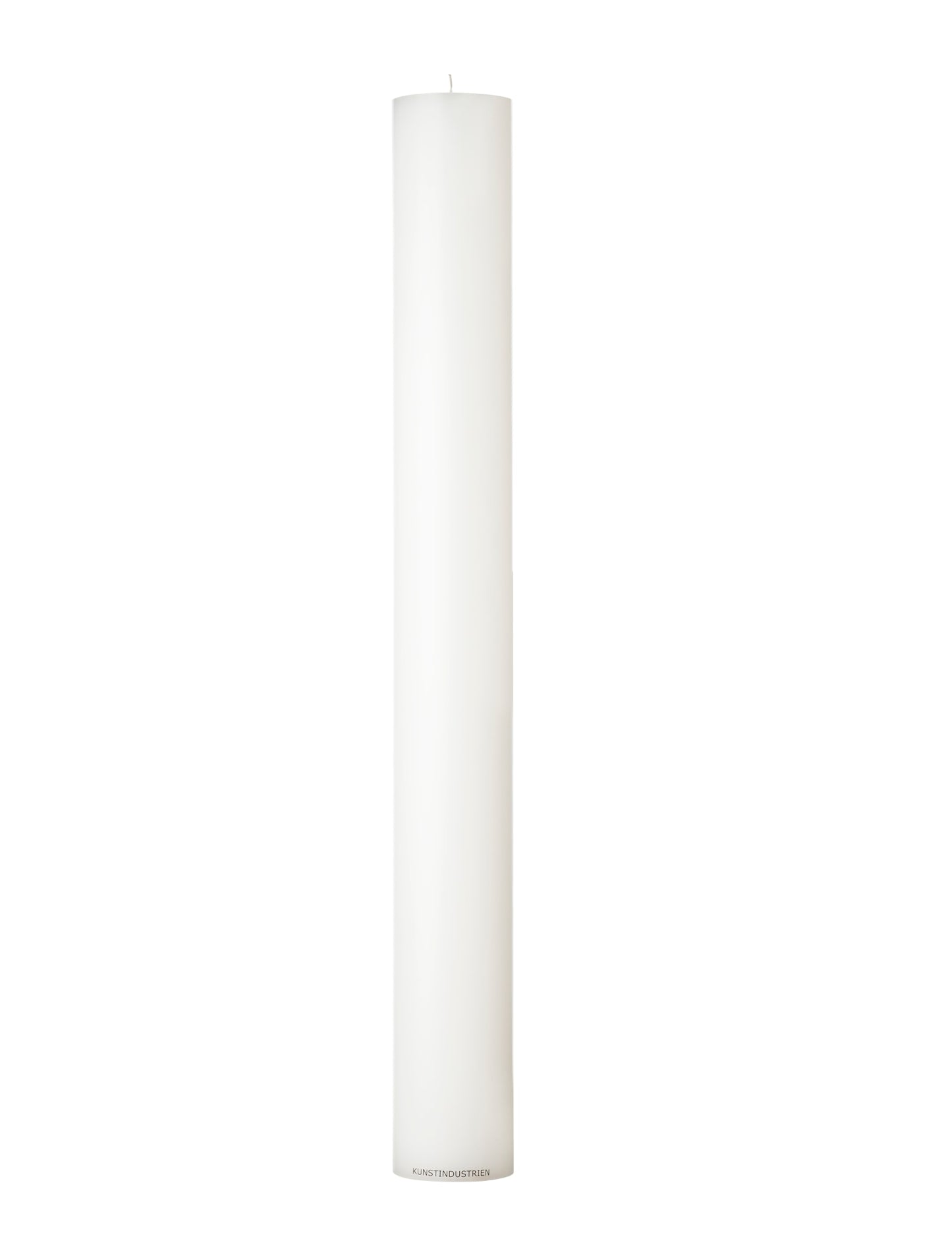 Wax Altar Candles. Ø=8.5 cm. H=75 cm. EN 15426 - White
