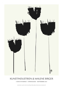 Abstract Flowers - Poster - White6