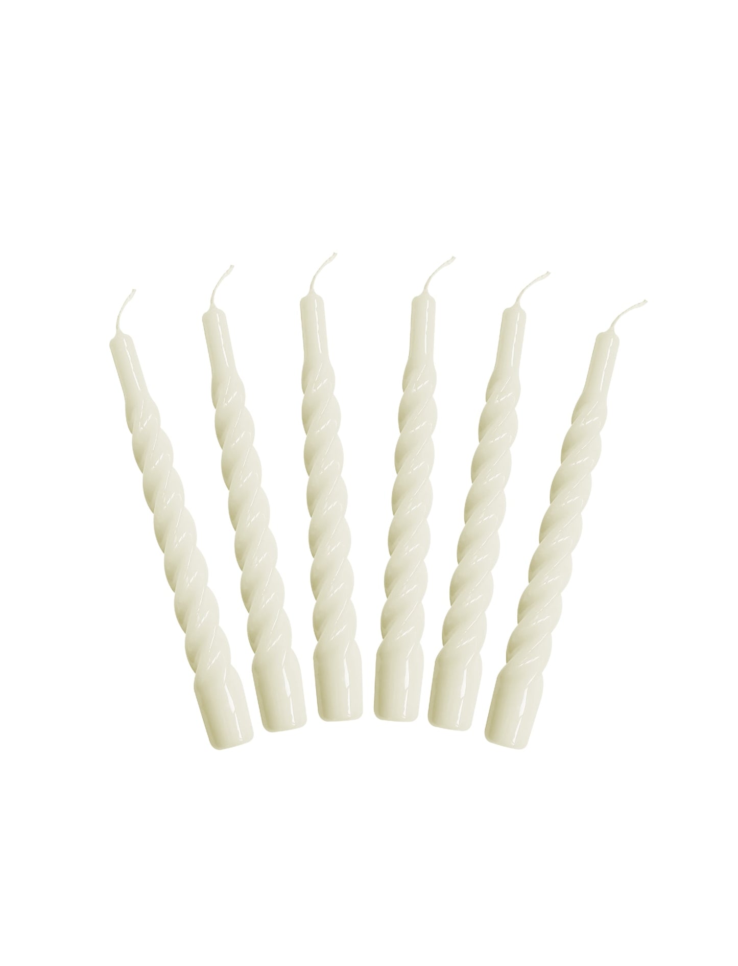 Candles with a Twist - Taper Candle 21 cm - Ivory
