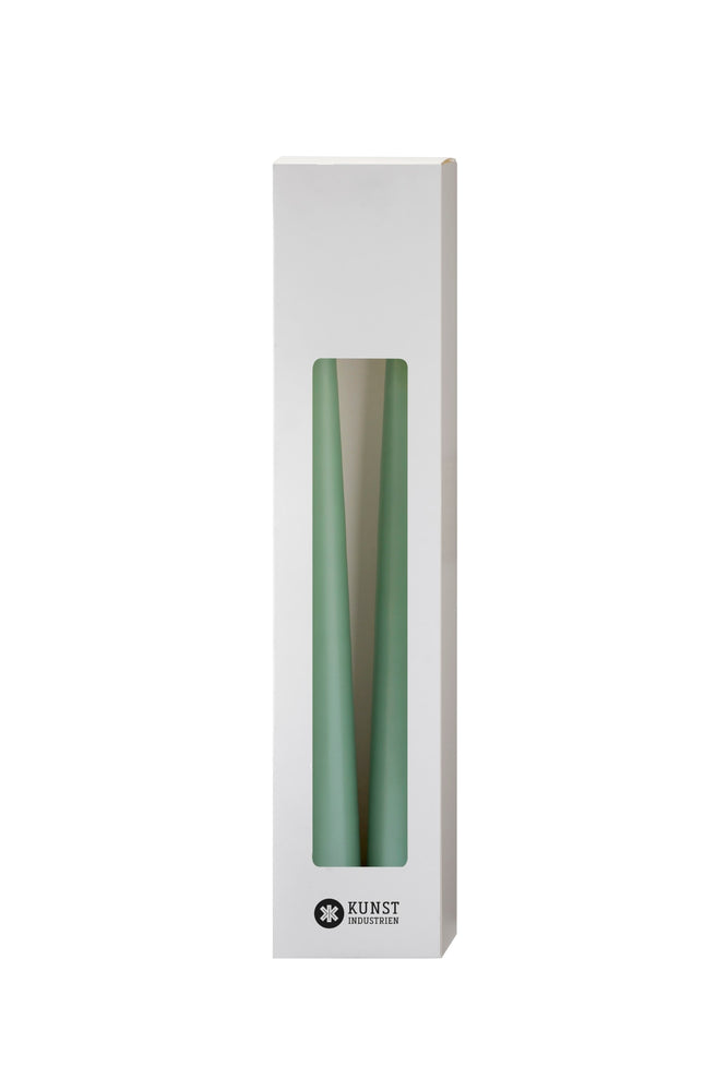 Decoration candle (40 cm) - 2-pack - Dark Reseda Green #38