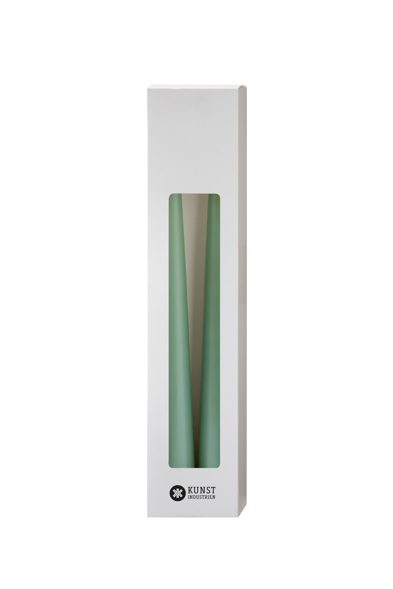 Decoration candle (40 cm) - 2-pack - Dark Reseda Green #38